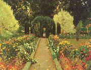 Prats, Santiago Rusinol Garden in Aranjuez Sweden oil painting artist